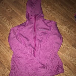 Magenta Colombia Zip Up Sweatshirt